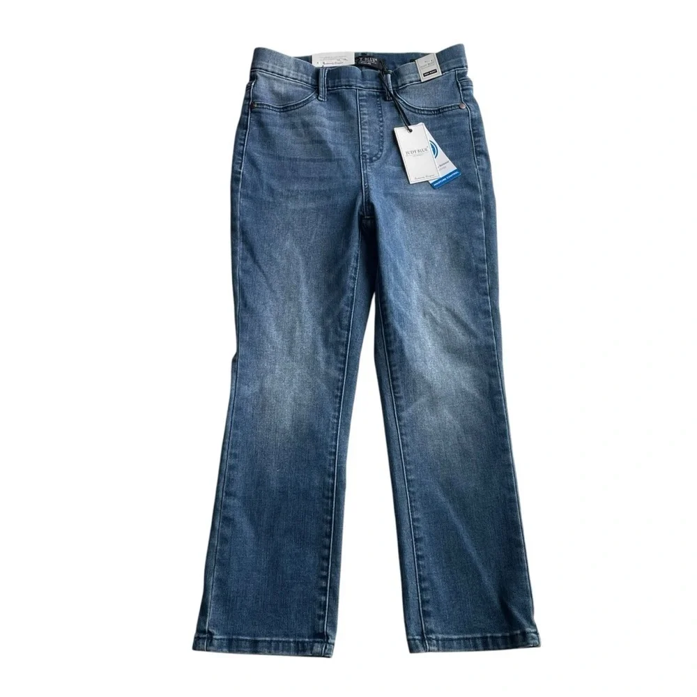 Judy Blue Pull On Skinny Capri Denim Jegging Jeans Blue Size 0/24 NWT Sorbtek